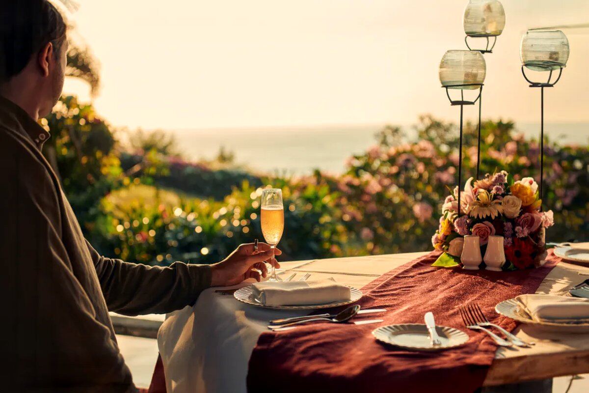 Private dinner setting in Bali